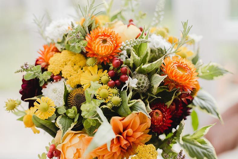 Organic Blooms Seasonal Wedding Flowers British Certified Organic